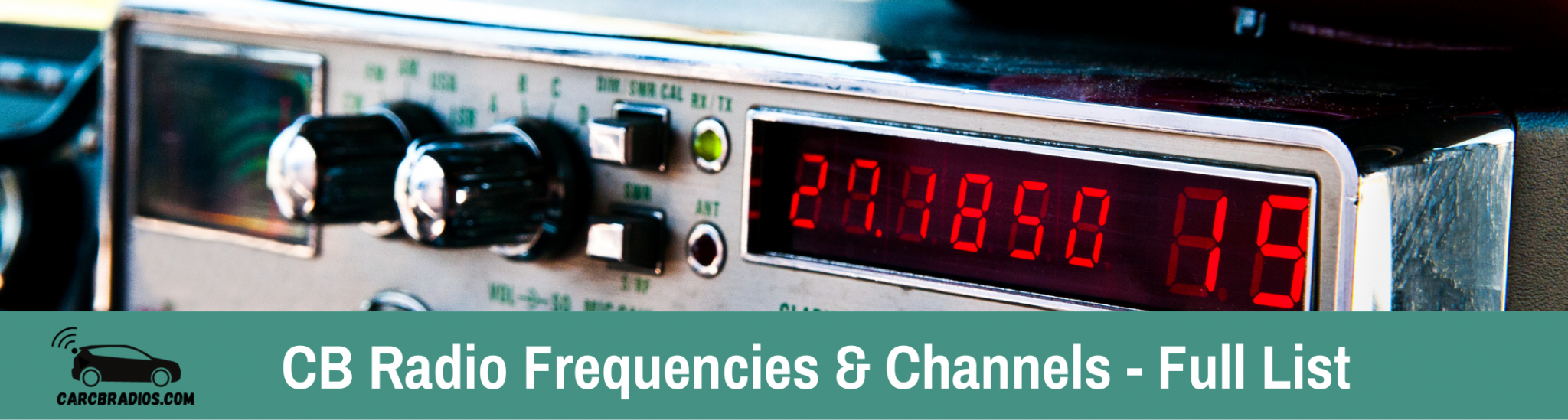 CB Radio Frequencies & Channels (with PDF)