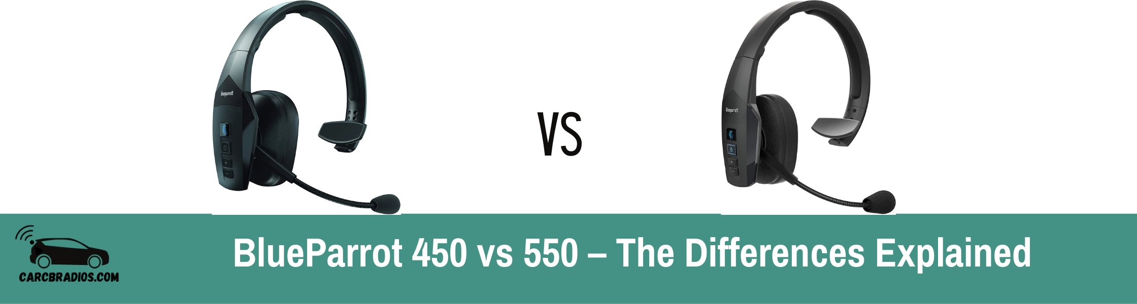 BlueParrot 450 vs 550 – The Differences Explained: The biggest difference between the BlueParrot 450 XT & the 550 XT is that the 550 is slightly heavier due to the additional padding found in the ear cushions and headband.