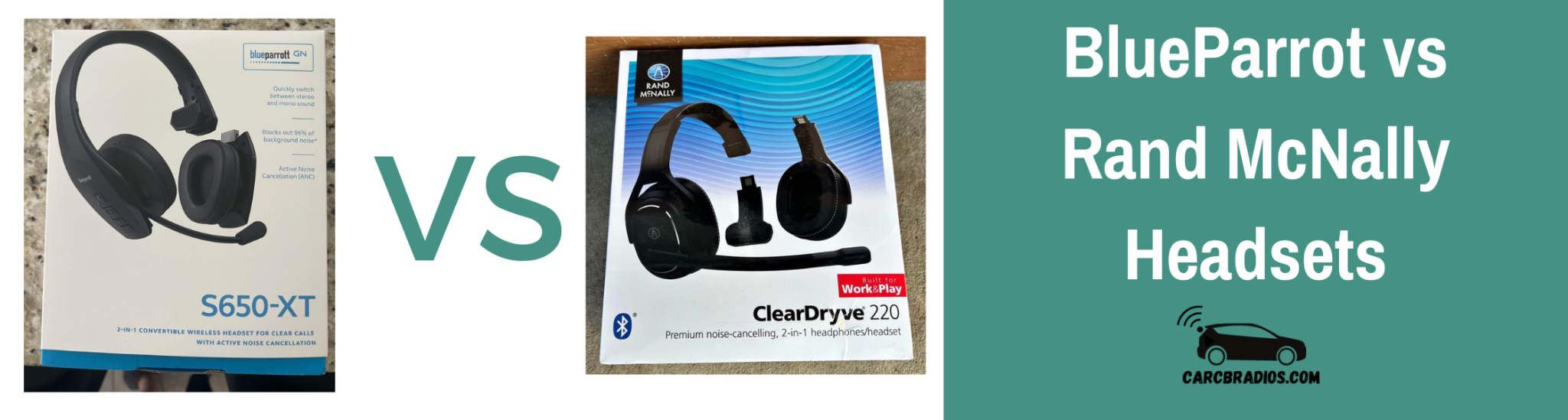 BlueParrot vs Rand McNally Headsets Comparison