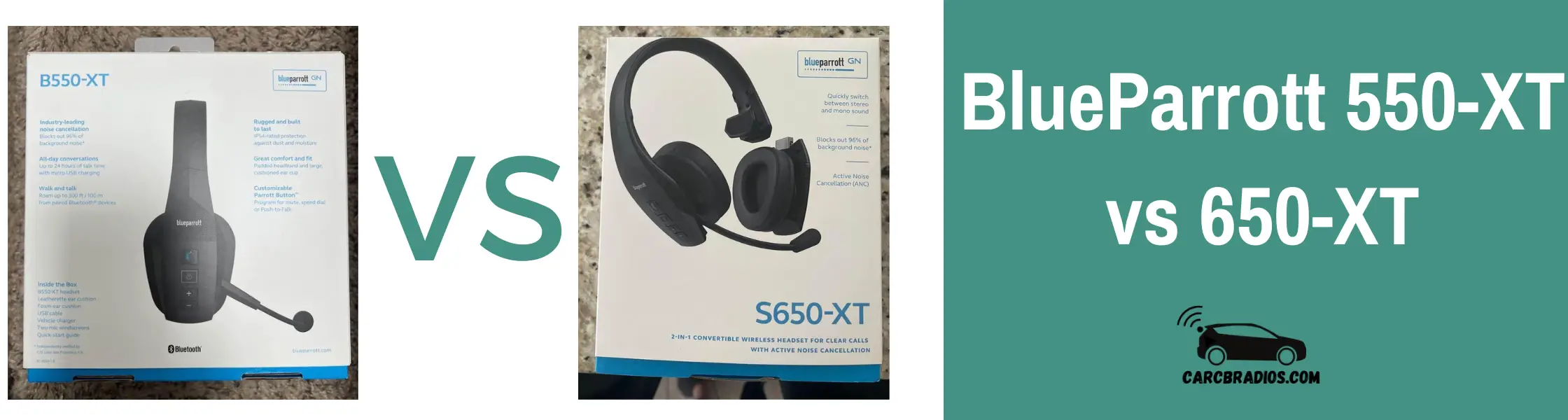 Blue Parrot 650 vs 550 - Explaining the Differences of these two premium headsets