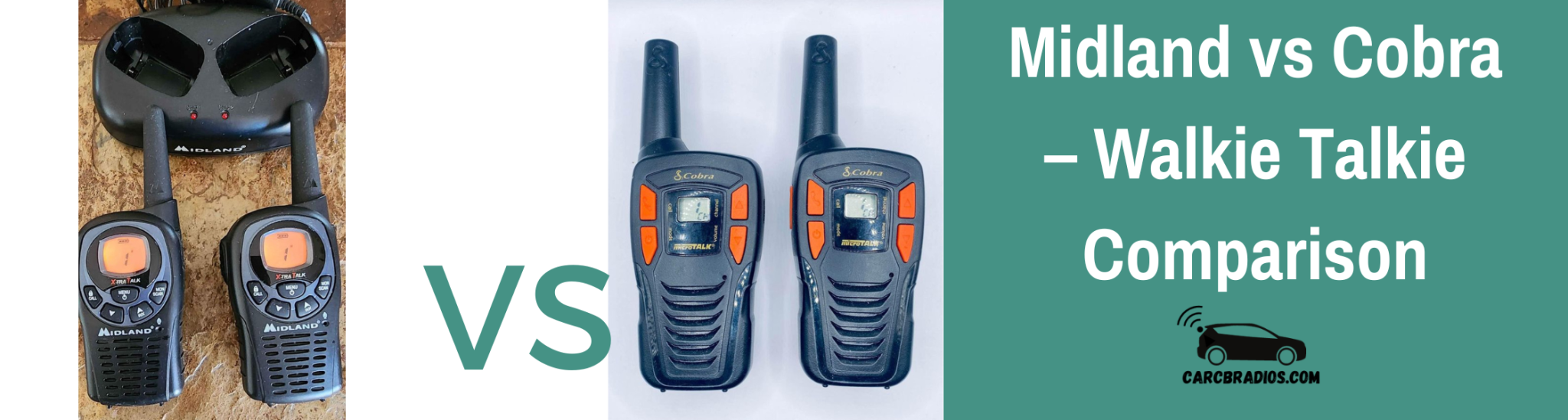 Midland vs Cobra - Walkie Talkie Comparison