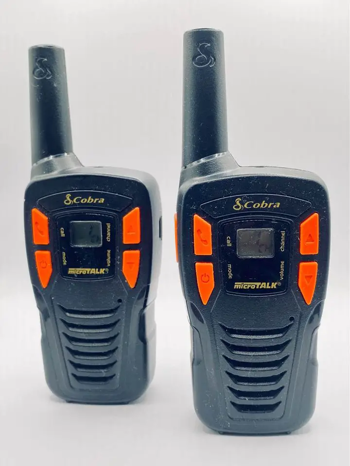 image of cobra walkie talkies - two walkie talkies