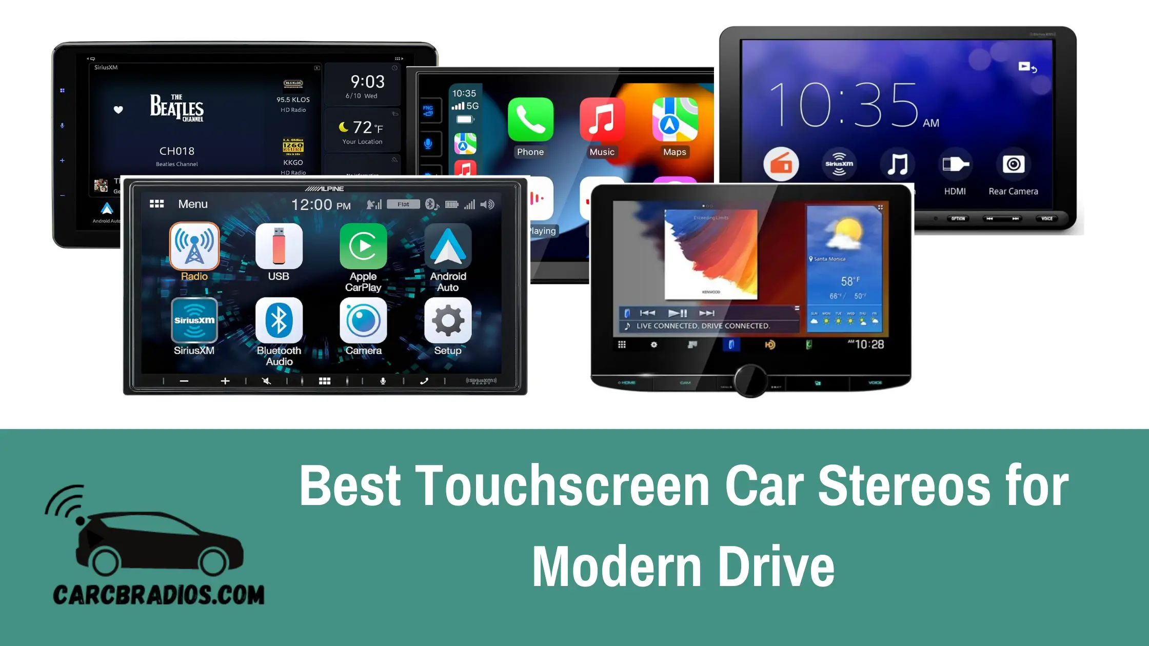 Our best touchscreen car stereo picks for 2023 have been thoroughly researched, tested, and compared against rival head units to ensure quality and reliability.