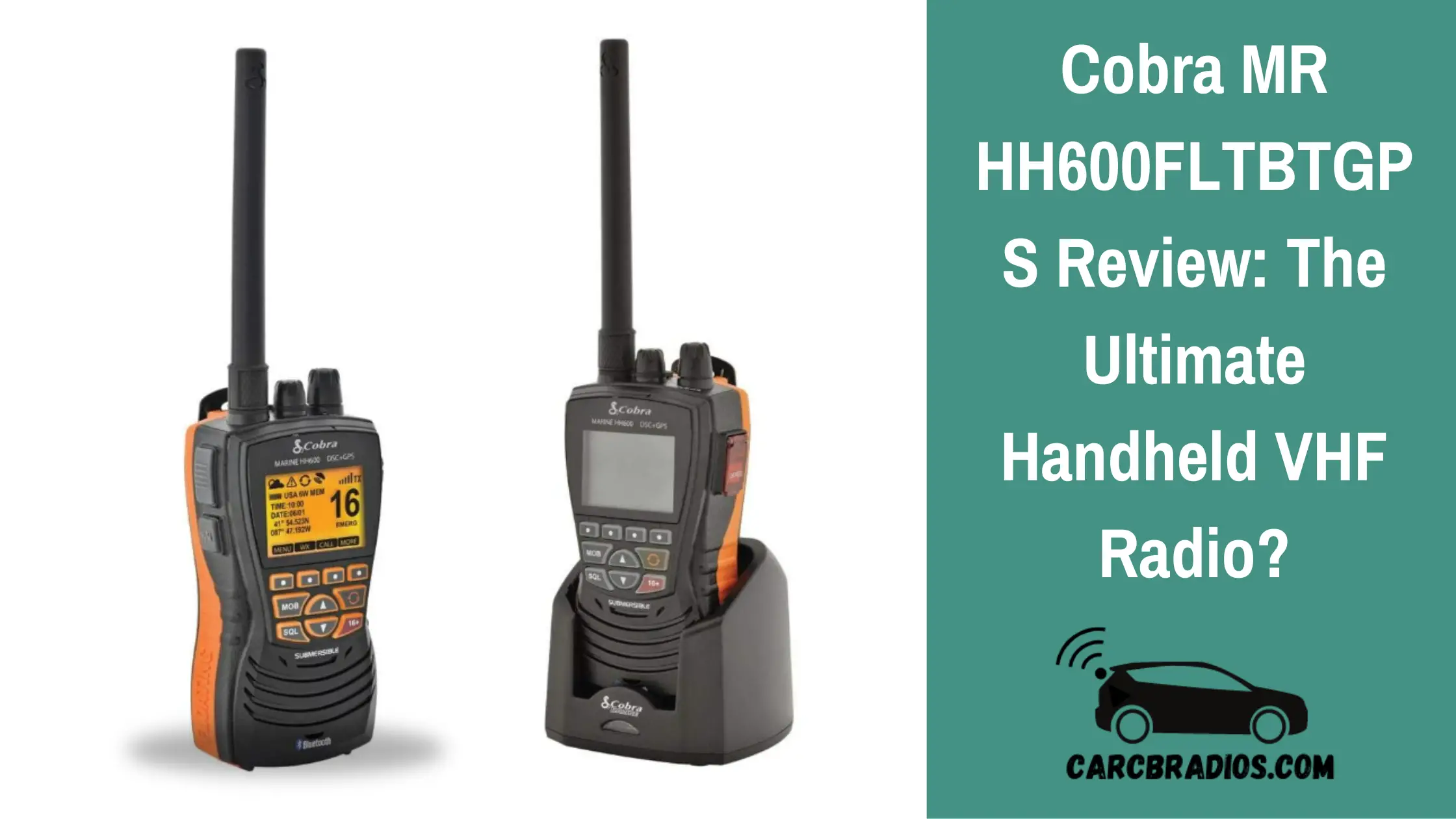 When it comes to marine radios, the Cobra MR HH600FLTBTGPS Handheld Floating VHF Radio is a top-of-the-line option.