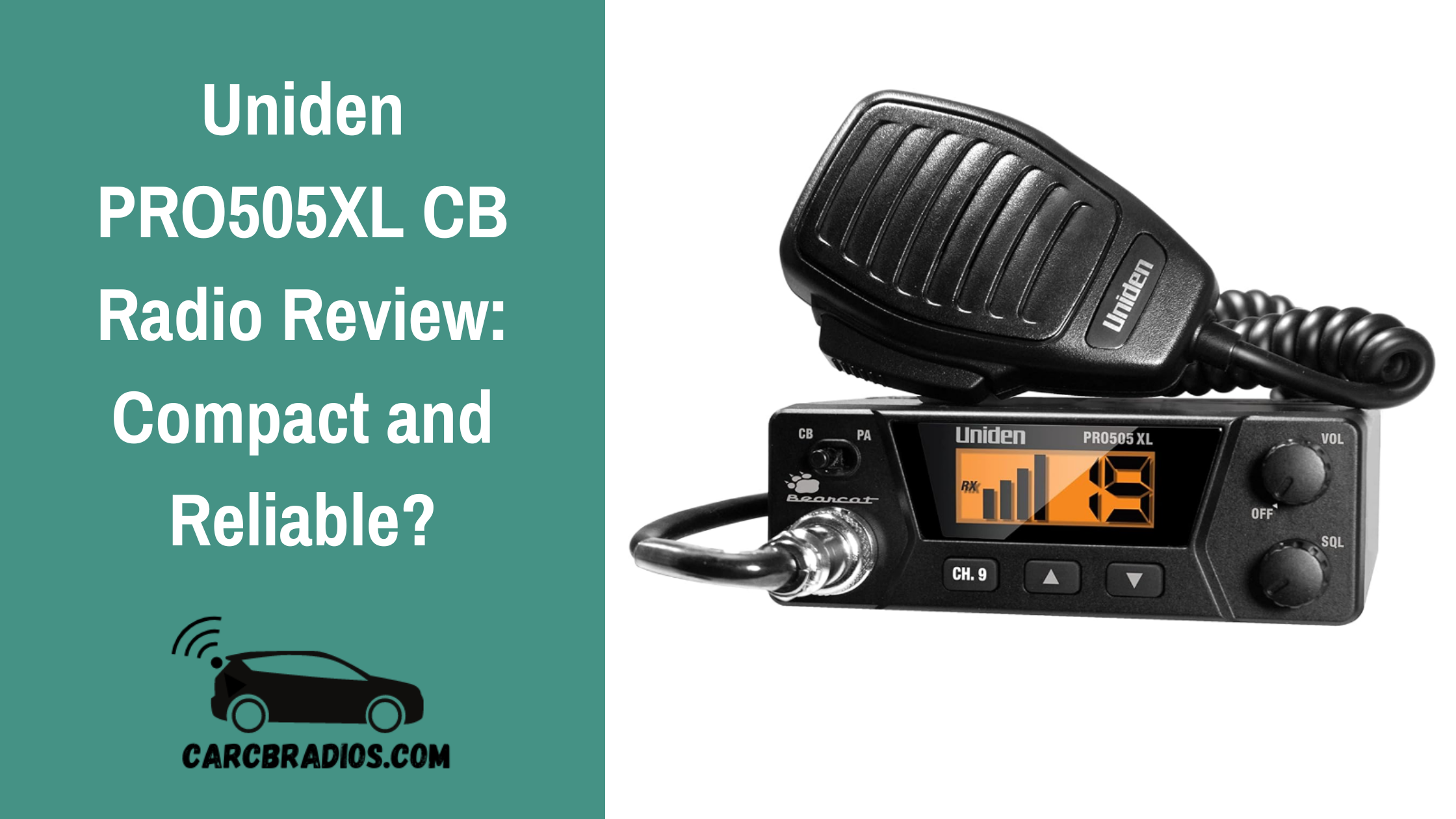 Overall, I would highly recommend the Uniden PRO505XL to anyone in need of an affordable and reliable CB radio. Its compact design and advanced features make it a great choice for both beginners and experienced users alike.