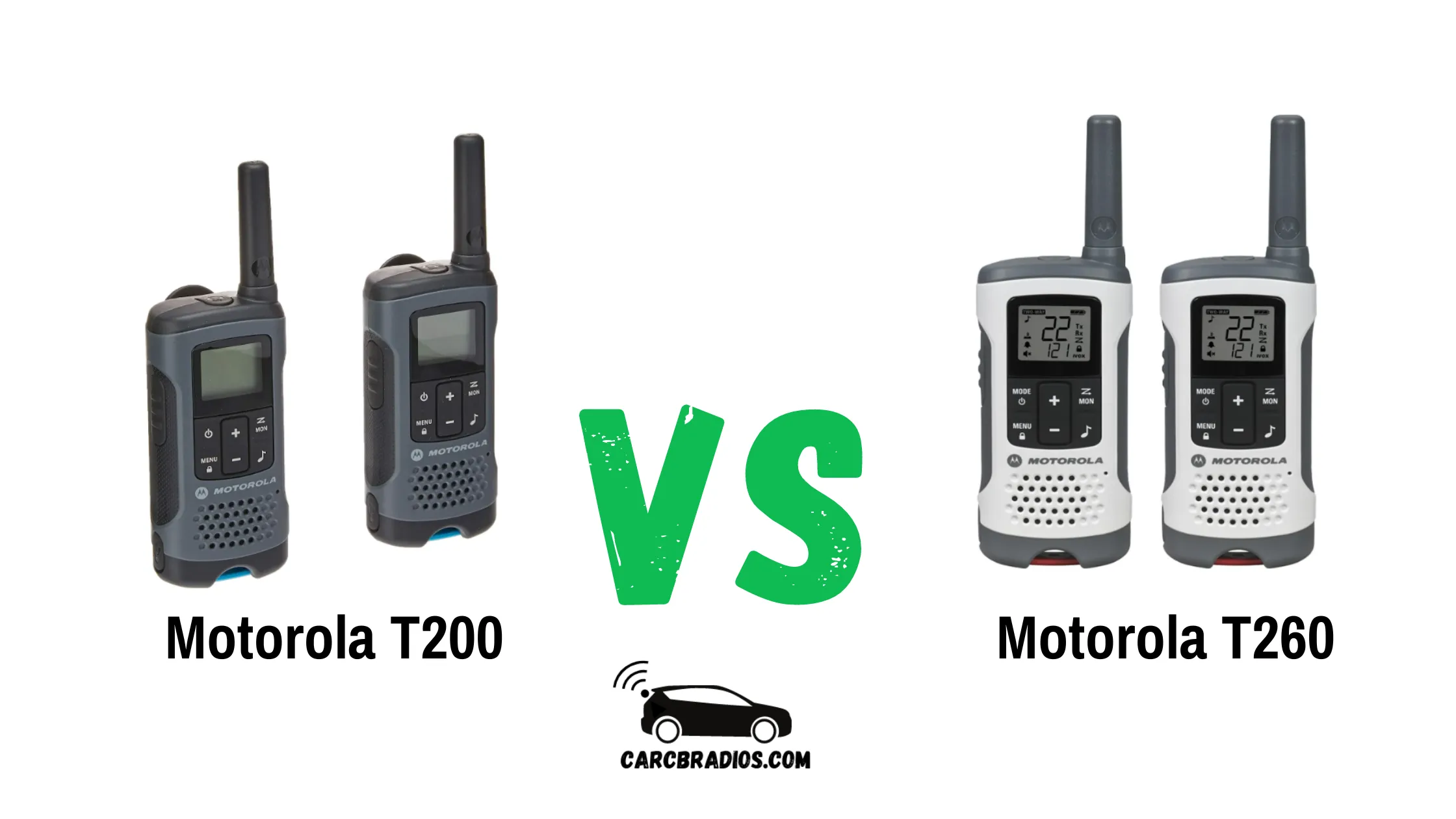 Motorola T200 vs T260: Which Two-Way Radio is Better?